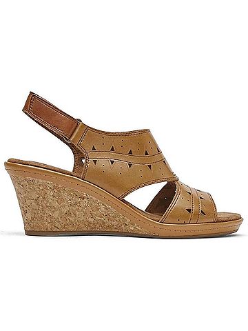Cobb Hill Janna Perf Sling Sandal in Tan (view 1)