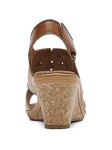 Cobb Hill Janna Perf Sling Sandal in Tan (view 2)