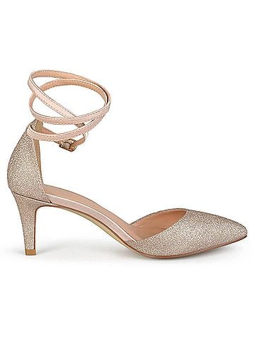 Journee Collection Women's Luela Pump in Rose Gold (view 1)