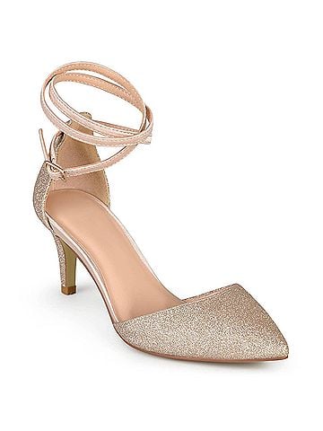 Journee Collection Women's Luela Pump in Rose Gold (view 2)