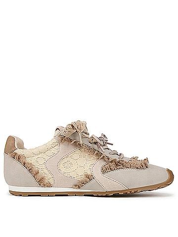 Sam Edelman Women's Nash Lace Up Sneaker in Vanilla (view 1)