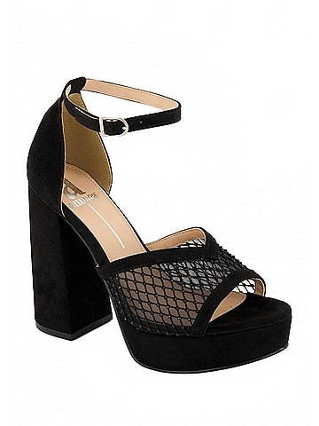 Andrea Women's Mesh Block Heel Sandal (view 1)