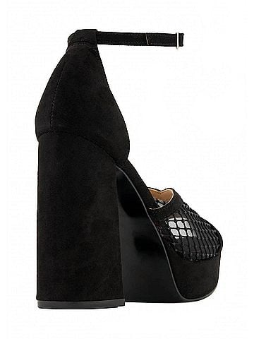 Andrea Women's Mesh Block Heel Sandal (view 2)