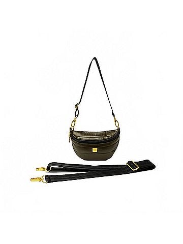 Think Royln Women's Shining Star Bag in Shiny Dark Olive (view 1)