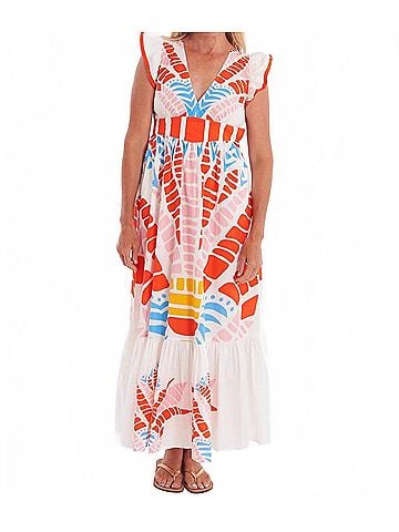CK Bradley New York Henning Dress in Papyrus Punch (view 2)