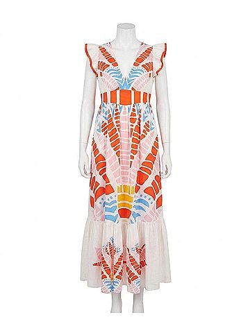 CK Bradley New York Henning Dress in Papyrus Punch (view 1)