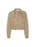 AMO Animal Print Brown Carly Jacket in Leopard Size M - photo 1