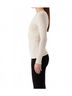 Sophie Rue Solid Brown Lynette Ruched Top in Ecru Size L - photo 4
