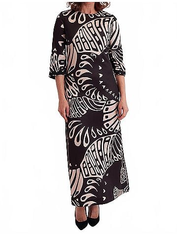 CK Bradley New York Cassandra Maxi Dress in Paddle Black (view 2)