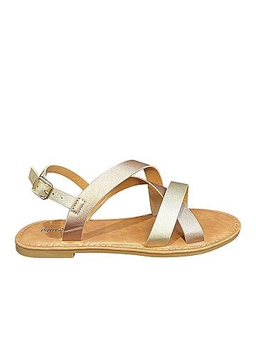 Pierre Dumas Two Tone Sandals (view 1)