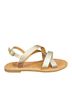 Pierre Dumas Gold Two Tone Sandals Size 7 1/2 - photo 1