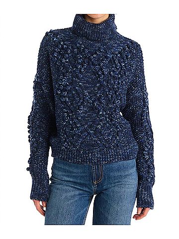 Allison Daphne Sweater in Midnight Space Dye (view 2)