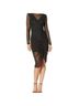 Bebe Black Casual Dress Size L - photo 8