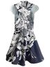 Keepsake Floral Multi Color Cocktail Dress Size XS - photo 2