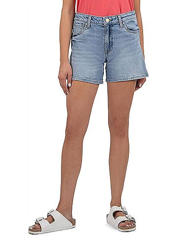 Kut from the Kloth Jane High Rise Long Short in Peaceful Medium Wash (view 2)