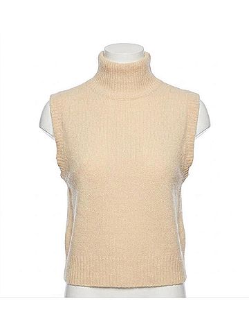 Susana Monaco Mock Sleeveless Sweater in Belgian Creme (view 1)