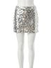 TCEC Silver Sassy Little Sequin Skort in Silver Size M - photo 1