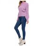 Bluivy Purple Puff Sleeve Cable Pullover in Lavender Size L - photo 4