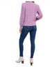 Bluivy Purple Puff Sleeve Cable Pullover in Lavender Size L - photo 5