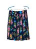 Escada 100% Silk Floral Black Silk Skirt Size 27 waist - photo 1