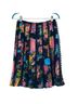 Escada 100% Silk Floral Black Silk Skirt Size 27 waist - photo 2