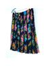 Escada 100% Silk Floral Black Silk Skirt Size 27 waist - photo 5