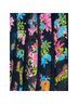 Escada 100% Silk Floral Black Silk Skirt Size 27 waist - photo 11