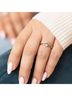 Starlette Solid Pink Women's Round Stackable Ring Size 6 - photo 3