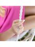 Starlette Solid Pink Women's Round Stackable Ring Size 6 - photo 4