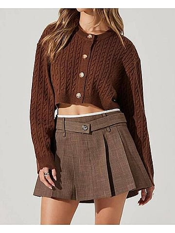 Astr Sebille Sweater in Brown (view 2)