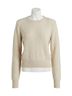 Astr Solid White Kiran Sweater in Ivory Size L - photo 1