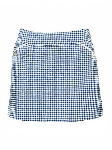 Lilly Pulitzer Upf 50+ Luxletic Thera Skort in Starlight Navy Mini Performance Gingham (view 1)