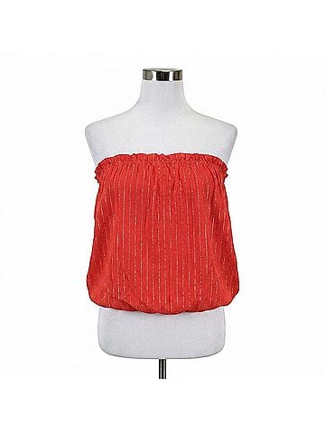 Elan Georgia Tube Top in Red (view 1)