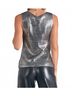 Elan Silver Raz Top in Silver Size XS - photo 5