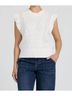 Dear John Solid White Tilly Sweater Vest in White Size XS - photo 2