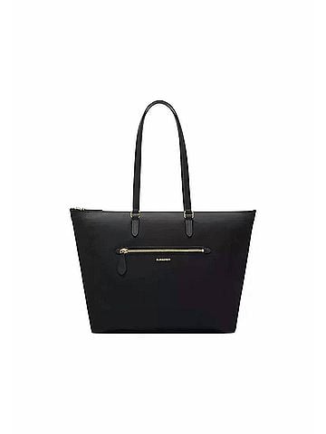 Burberry Women's Zipped Tote Bag in Black (view 1)