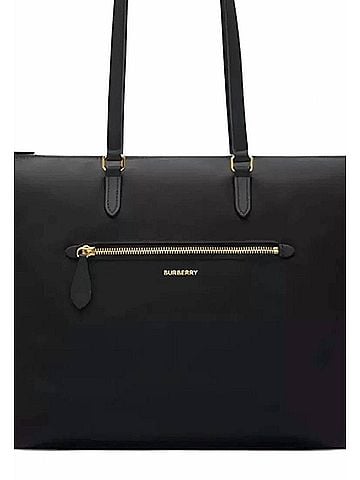Burberry Women's Zipped Tote Bag in Black (view 2)