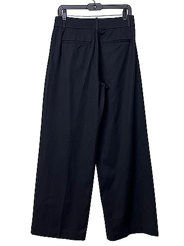 Everlane Everlane WIDE-LEG TROUSER IN BUTTERSMOOTH Black Dress Pants (view 2)