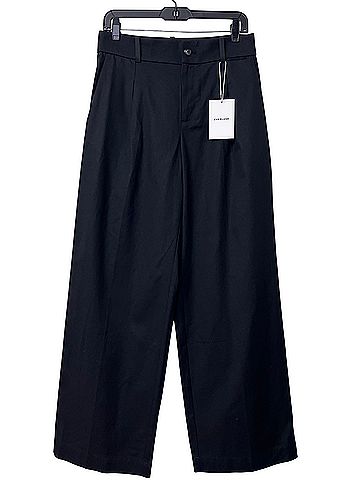 Everlane Everlane WIDE-LEG TROUSER IN BUTTERSMOOTH Black Dress Pants (view 1)