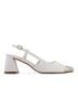 Andrea Multi Color Women's Slingback Square Toe Heels Size 8 - photo 1