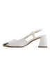 Andrea Multi Color Women's Slingback Square Toe Heels Size 8 - photo 2