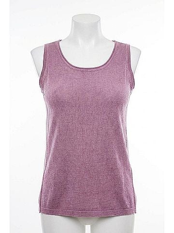 Tempo Paris Front Sleeveless Tank in Mauve (view 1)