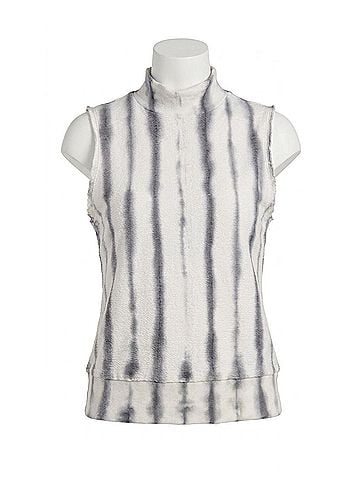 Wearables Isolde Mock Neck Top in Pelagic Wash Mist (view 1)