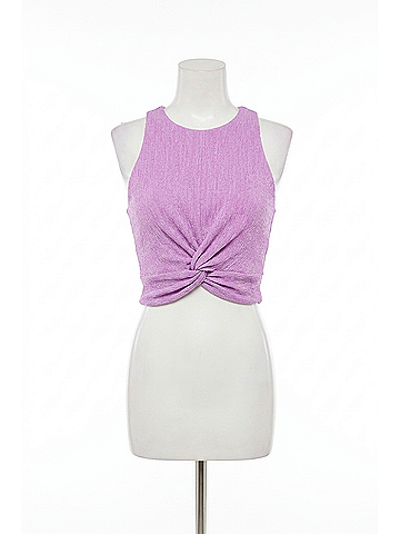 Minkpink Unity Ring Textured Tank And Pant Set in Lilac (view 1)