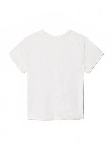 RE/DONE Love You To The Moon Classic Tee in Vintage White (view 1)