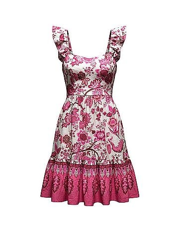 Cara Cara Lexa Dress in Jacobean Rouge Casual Dress (view 1)