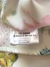 Vilagallo 100% Polyester Graphic White Pink Blue Green Yellow Black Red Orange Purple Blouse Size 8 - photo 9