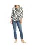 Jess & Jane Blue Split Neck Button Front Shirt in Cay Size 1X - photo 3