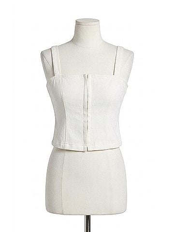 Sage the Label Delilah Top in White (view 1)