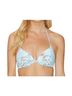 Reef Blue Stone Underwire Push Up Bikini Top in Turquoise Size L - photo 2